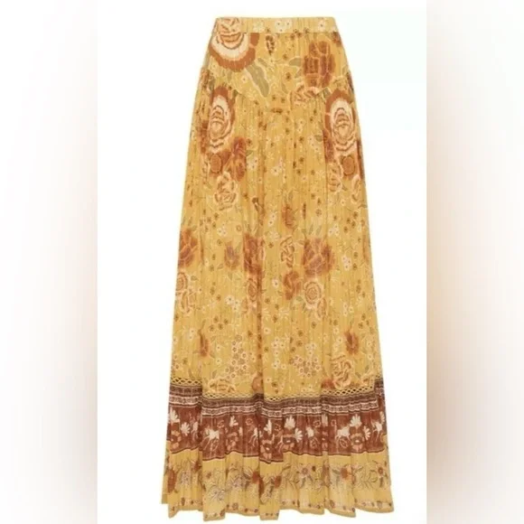 Spell Mystic Maxi Skirt, Size Medium, Sunflower - Picture 6 of 14